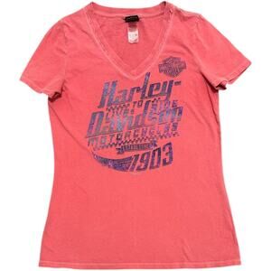 Harley Davidson Shimmer Coral Top